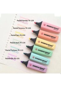 Resim Boss Pastel Fosforlu Kalem Bütün Renk Seçenekleri Çok Renkli 