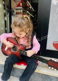 Resim Sunman Gerçek Telli Akustik Gitar 66 Cm 