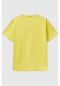 Resim United Colors Of Benetton Benetton Erkek Çocuk Tişört Sari 