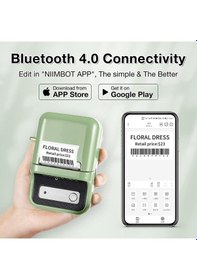 Resim Hallow NiiMbot B21 Kablosuz Taşınabilir Bluetooth Etiket Makinesi 
