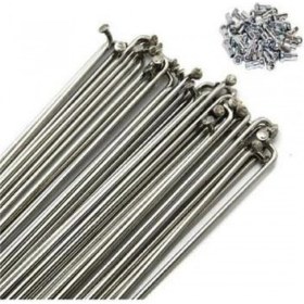 Resim Motobisikletim Bisiklet 26 Jant Teli 2mm x 262 [36 Adet] Silver 