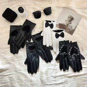 Resim Kadın Modası Tam Parmak Eldivenleri, Polyester Esnek Olmayan Hafta Sonu Rahat Eldivenler, Sıcak Dokunmatik Ekran Dokuma El Sanatları, Elde Yıkanabilir - Şık ve Pratik 