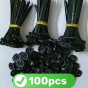 Resim 100 adet/50 set Çok Fonksiyonlu Kablo Bağlama Klipsi, Motosiklet ve Araba Alt Paneli, Fender Liner, Bagaj Tokaları, Araç Bakım Aksesuarları, Şık Metalik Kaplama, Dayanıklı Yapı, Otomatik Bağlantı Elemanları, Kompakt Tasarım, Sağlam Bağlantı Elemanları, Otomatik Bağlantı Elemanları, Otomatik Mekanik 