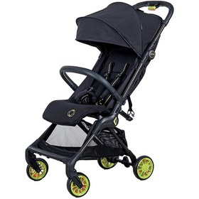 Resim Prego Quark Karbon Fiber Kasa Hafif Kabin Boy Bebek Arabası Yeşil 