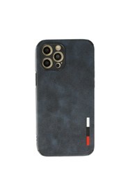 Resim artlab Art İphone 12 Pro Kılıf Loop Deri Silikon - Lacivert Lab 