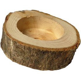 Resim Kangvka Ahşap Çanak Mumluk, El Yapımı Ahşap Dekoratif Örgü, Ev Bahçe Süs Eşyası, Küçük Boy, Çiçek Ve Hava Bitkileri İçin Uygun Diğer 