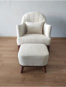 Resim NOSSO HOME Emzirme Koltuğu Sallanan Koltuk Tv Koltuğu ( Dora Bukle Ceviz ) 