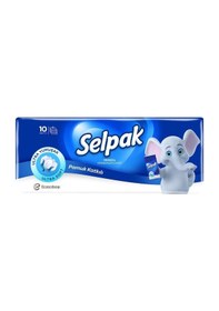 Resim Selpak Mendil Cep Klasik 10'lu 4 Adet 