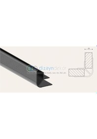 Resim Kabin Köşe Boy Profili İnox 