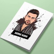 Resim Karizmatik Sevgilim Karikatürlü Tebrik Kartı 