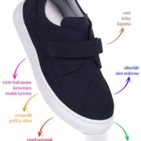 Resim Kiko Kids Richie Cırtlı Günlük Erkek Çocuk Casual Ayakkabı Lacivert 