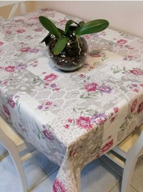 Resim Elyaflı Pvc Muşamba - Desenli Silinebilir Masa Örtüsü 01fnt11912 Renkli 