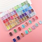 Resim 6 Renk/ 18 Renk/ 60 Renk Sulu Boya Seti Sanatçılar ve Resim Severler için İnci Sulu Boya Seti 