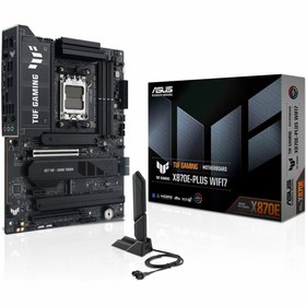 Resim ASUS TUF Gaming X870E-Plus WiFi7 DDR5 (8000MHz)OC M.2 HDMI/USB-C PCIe 5.0 AM5 ATX Anakart 