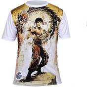 Resim DO-SMAI Dijital Baskılı Bruce Lee Fitness Boks Muay Thai Antrenman Tişörtü Spor T-shirt Sbt136 