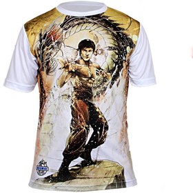 Resim DO-SMAI Dijital Baskılı Bruce Lee Fitness Boks Muay Thai Antrenman Tişörtü Spor T-shirt Sbt136 