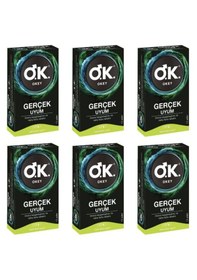 Resim Okey Gerçek Uyum Prezervatif 6 X 10'lu Kondom 
