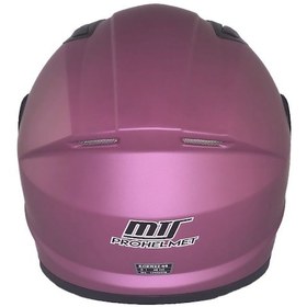 Resim Motosiklet Ve Bisiklet Mini Çocuk Kaskı Full Face Ce Seltifikalı Child Motor Kask Fuchsia Pembe Pembe 