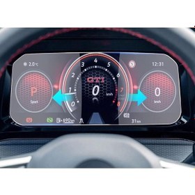 Resim Volswagen Golf 8.5 10 İnç Dijital Gösterge Uyumlu 9h Nano Ekran Koruyucu + 9h Nano Ekran 