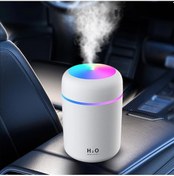 Resim Ortam Nemlendirici Araç İçi Ev Ofis Rgb Renkli Işıklı Buhar Makinası 