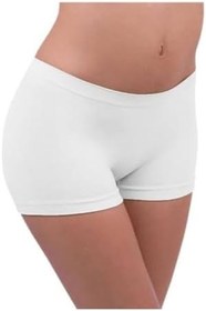 Resim Elite Life Kadın Beyaz İz Yapmaz Yüksek Bel Boxer, S/M Beden 