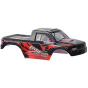 Resim Gajeena Xlf X04 X-04 1/10 Rc Kamyon Plastik Araba Kabuğu, Siyah+kırmızı, Dayanıklı, Görünümü Geliştirir 
