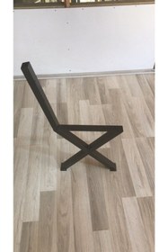 Resim İlgi Trafik Bank Ayağı X Metal Bahçe Bankı Ahşap Kütük Bank Ayağı 2 Adet 