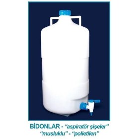Resim İSOLAB 062.28.920 bidon - asipratör - musluklu - P.P - 20 lt (1 a 