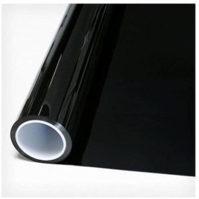 Resim Temiz Pazar Cam Filmi Siyah Çizilmez Orta Ton-50 Cm x 3 Metre 