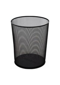 Resim Globox Çöp Kovası 11 L Delikli Siyah 