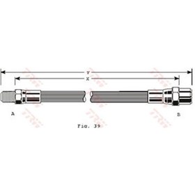 Resim TRW PHB128 Fren Hortumu Arka Transporter T4 