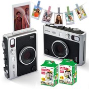 Resim Fujifilm Instax Mini Evo Şipşak Fotoğraf Makinesi + 40'lı Film + Mandal Set (Fujifilm Türkiye Garantili) 