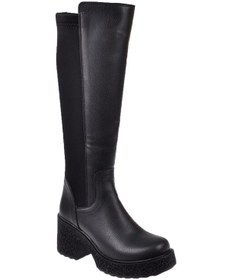 Resim Beety Baldır Kısmı Likralı Kadın Çizme Bee-2217 Siyah Siyah 