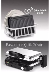 Resim Kiwi KSM-2453 Izgara Ve Tost Makinesi 