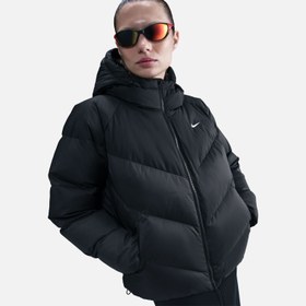 Resim Nike Windpuffer Storm-FIT Loose Hooded Down Puffer Kadın Mont 