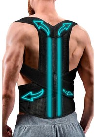 Resim Duruş Düzeltici Dik Duruş Korsesi Sırt Bel Omuz Korsesi Skolyoz 