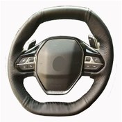 Resim Peugeot 4008 - 3008 (Yeni) Dikişli Direksiyon Kılıfı 