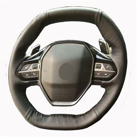 Resim Peugeot 4008 - 3008 (Yeni) Dikişli Direksiyon Kılıfı 