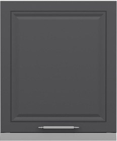 Resim Minar Mutfak Modül Üst 1dk 60cm Asp Dolap Byz Mebran C Antrasit 
