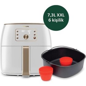 Resim Philips Airfryer XXL HD9870/20 Premium 7.3 lt Yağsız Fritöz 