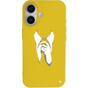 Resim iPhone 16 Kravat Telefon Kılıfı 