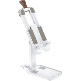 Resim Microsonic Masaüstü Ayarlanabilir Tablet ve Telefon Tutucu Stand Beyaz 