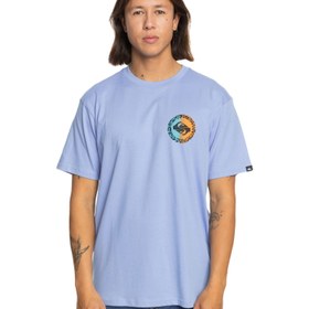 Resim Quiksilver Long Fade Erkek Mavi Tişört 