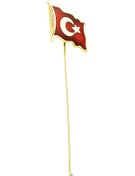 Resim Altın Rozet Bayraklı Altın 