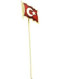 Resim Altın Rozet Bayraklı Altın 