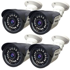 Resim 5 MP Lensli 1080p Fullhd AHD Su Geçirmez Gece Görüşlü Güvenlik Kamerası 4 Adet DS-2015HD4 
