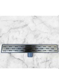 Resim İsaoğlu Yapı Antik Gold Duş Kanalı Lineer Banyo Duş Süzgeci Mat Gold Pirinç Duş Gideri 50 Cm Gold 