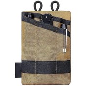 Resim Mini Açık Hava Cep Düzenleyici Kese Çok İşlevli Kamp Yürüyüş Dağcılık Kart Anahtar Aracı Haki 