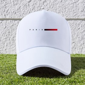 Resim Erkek Şık Paris Grafik Beyzbol Şapkası - Siyah Polyester, Yumuşak ve Hafif Esnek, Makinede Yıkanabilir, Spor, Golf ve Günlük Giyim için İdeal, Açık Hava Sporları Şapkası | Paris İlhamlı Şapka | Polyester Şapka 