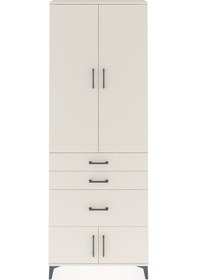 Resim Arges Dolap 3 Raflı 3 Çekmeceli 4 Kapaklı 88x30x243 Aytaşı-ay... Aytaşı 